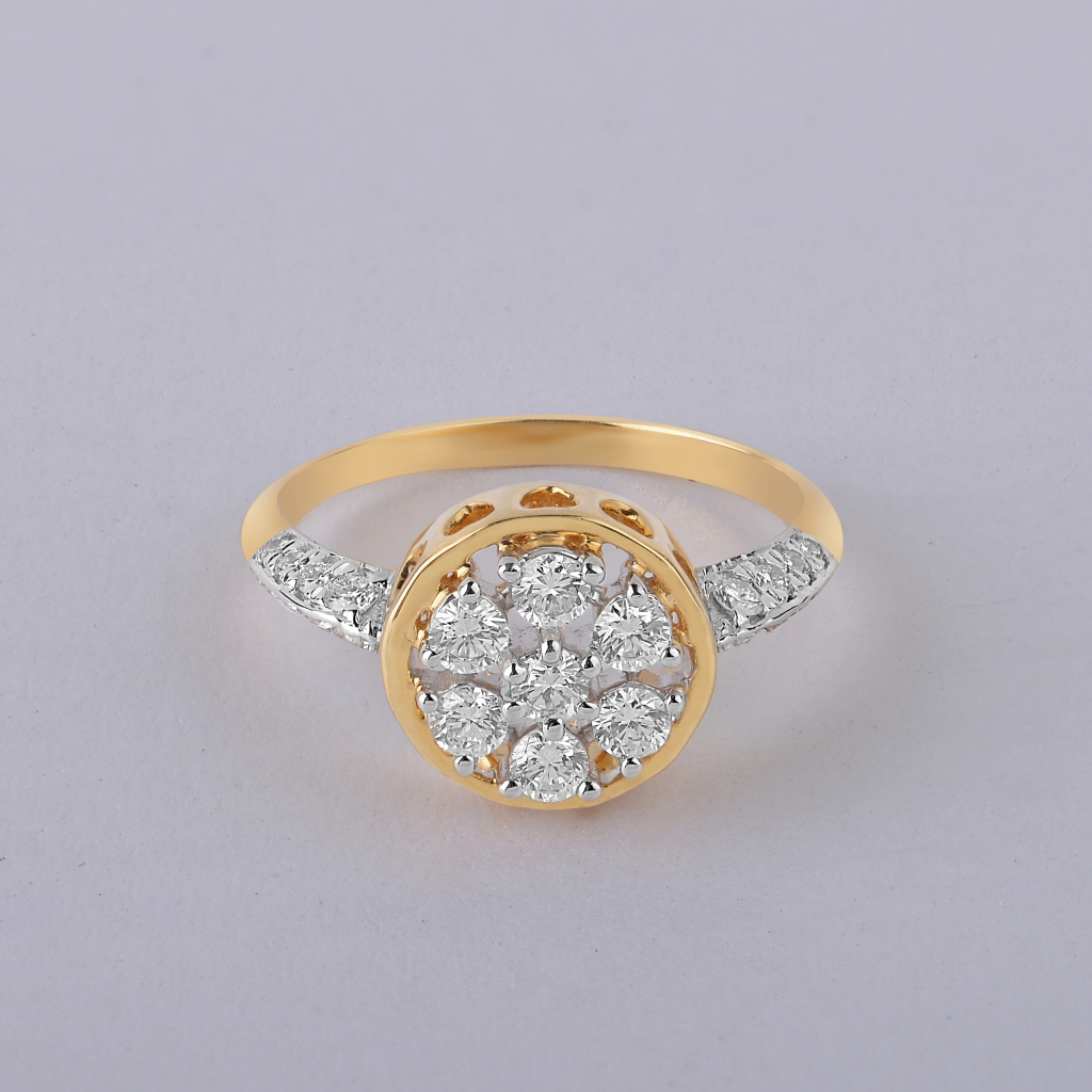 18K White Gold Diamond Engagement Ring - Kitsinian Jewelers