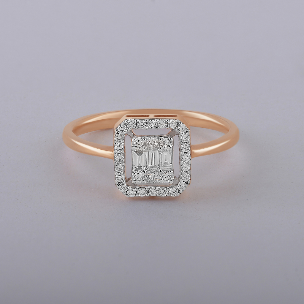 Square Diamond Engagement Rings | Australia made | Temple and Grace AUS