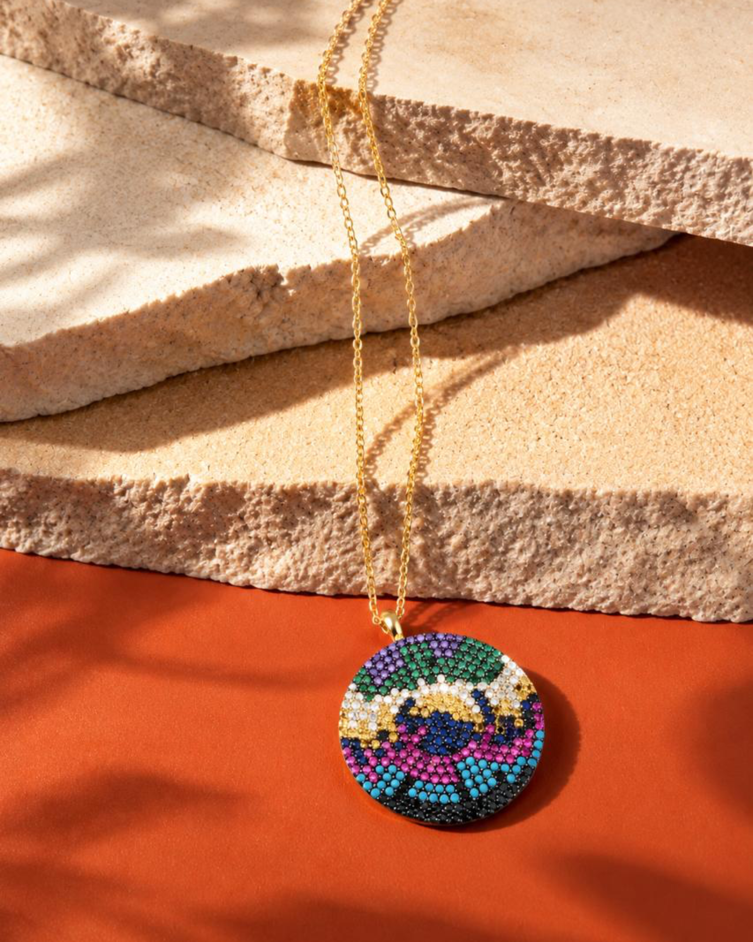 Rainbow Reverie Pendant Necklace